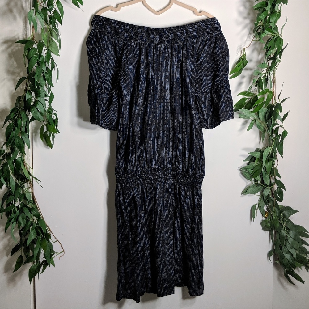 Prana Lenora Off Shoulder Dress Size Small EUC